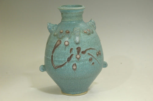 Vase turquoise