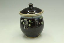 Load image into Gallery viewer, Garlic jar Tenmoku glaze