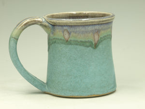 Ceramic mug with large Handle, wheel thown (12oz)