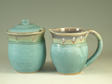 Load image into Gallery viewer, sugar creamer turquoise