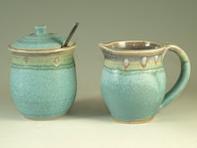 Load image into Gallery viewer, sugar creamer turquoise
