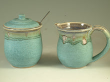 Load image into Gallery viewer, sugar creamer turquoise