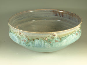 Small footed bowl turquoise