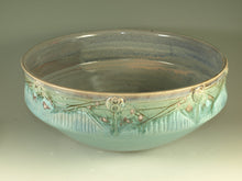 Load image into Gallery viewer, Small footed bowl turquoise