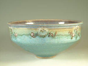 Small footed bowl turquoise