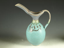 Load image into Gallery viewer, pitcher turquoise color stoneware