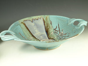 bowl tray  turquoise