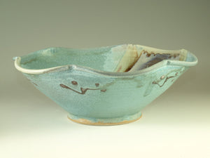Bowl Turquoise color stoneware