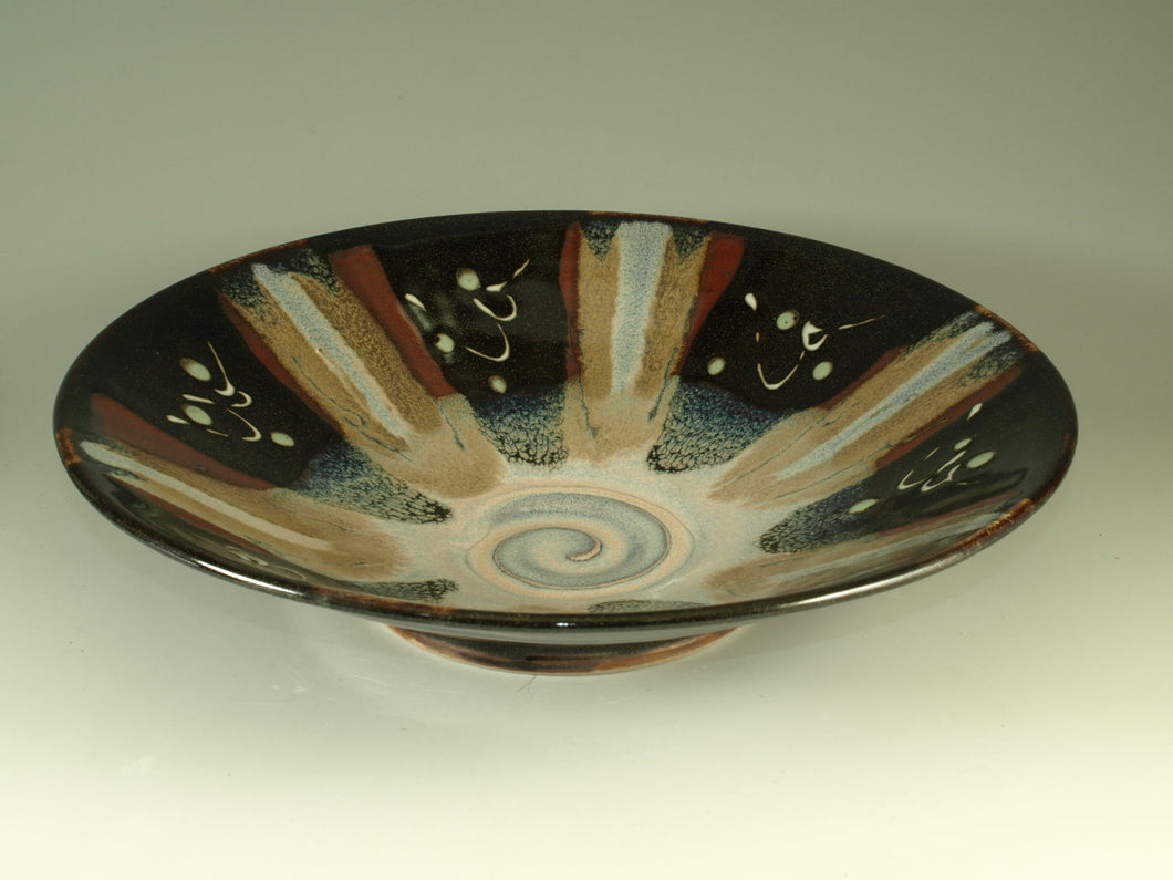 Bowl Tenmoku black color stoneware