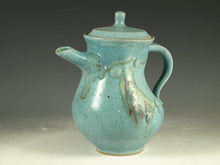Load image into Gallery viewer, Teapot Turquoise color stoneware