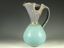 Load image into Gallery viewer, pitcher turquoise color stoneware
